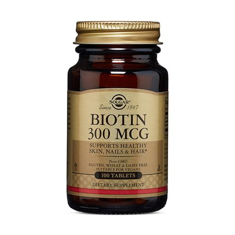 Solgar - Biotin 300mcg - Farma City