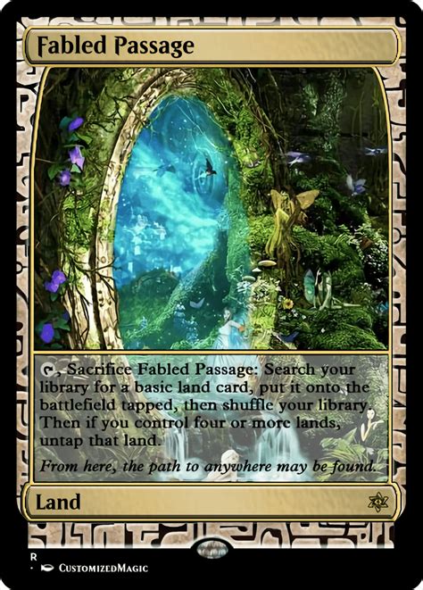 Fabled Passage Customizedmtg Magic The Gathering Proxy Cards