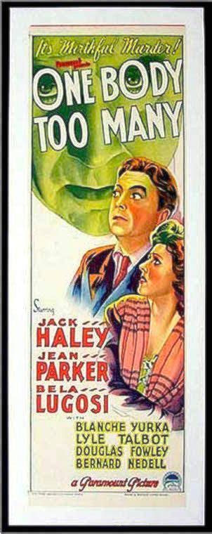 One Body Too Many 1942 Jack Haley Fifty Cent Bela Lugosi