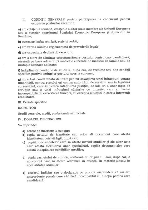 Anunt Concurs Pentru Ocuparea A Posturi Vacante De Educator