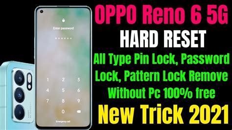 Oppo Reno G Hard Reset Ll All Type Pin Password Pattern Lock