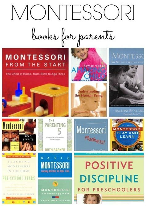 Books to Teach Parents about Montessori | Montessori books, Montessori ...