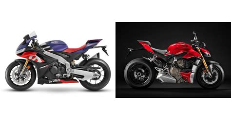 Motorrad Vergleich Aprilia Rsv Factory Vs Ducati