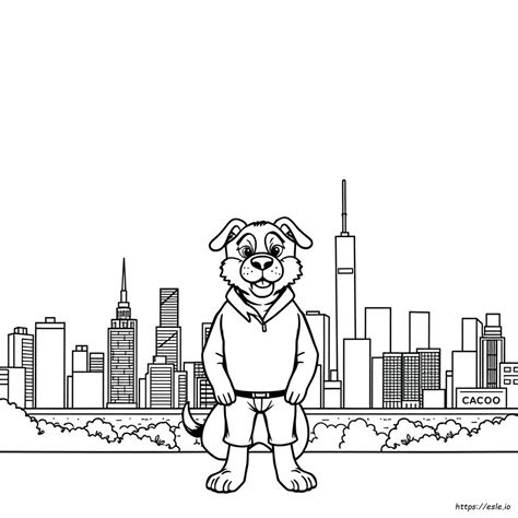 Homem Cão Para Colorir - Homem-Cão: Desenhos Para Colorir | ESLE
