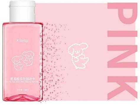 Мицеллярный тоник для снятия макияжа с аминокислотами Klaisy, розовый ...