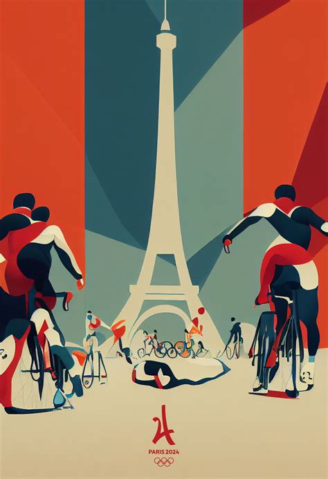 Paris 2024 Olympic Posters - Santasombra