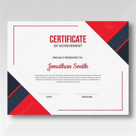 Certificate Design Border Achievement Professional Word Template And ...