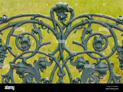 Cast Iron Garden Bench Hi Res Stock Photography And Images Alamy