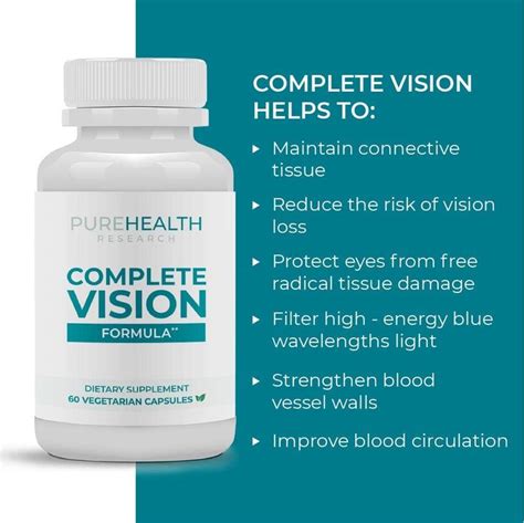 Complete Vision Formula By Purehealth Research Non Gmo Natural