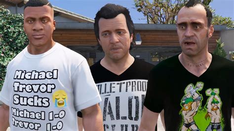 Michael Franklin And Trevor The Wrestling Match In GTA 5 YouTube