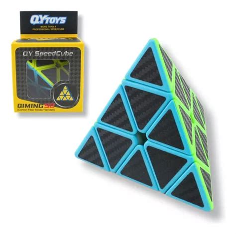 Cubo Mágico Pirâmide Pyraminx Carbon Speedcube Qytoys MercadoLivre