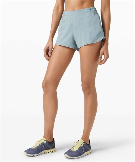 Lululemon Hotty Hot Short High Rise 2 5 Blue Cast Lulu Fanatics