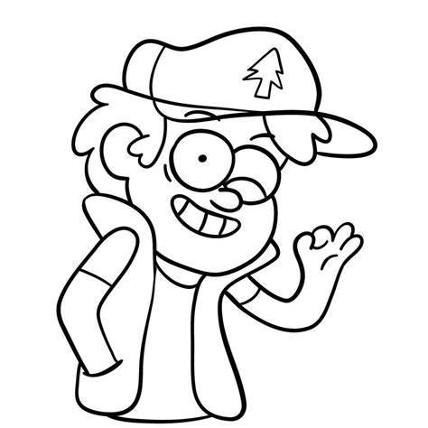 Gravity Falls Dipper Drawing