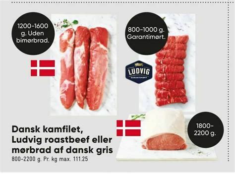 Dansk Kamfilet Ludvig Roastbeef Eller M Rbrad Af Dansk Gris Tilbud Hos