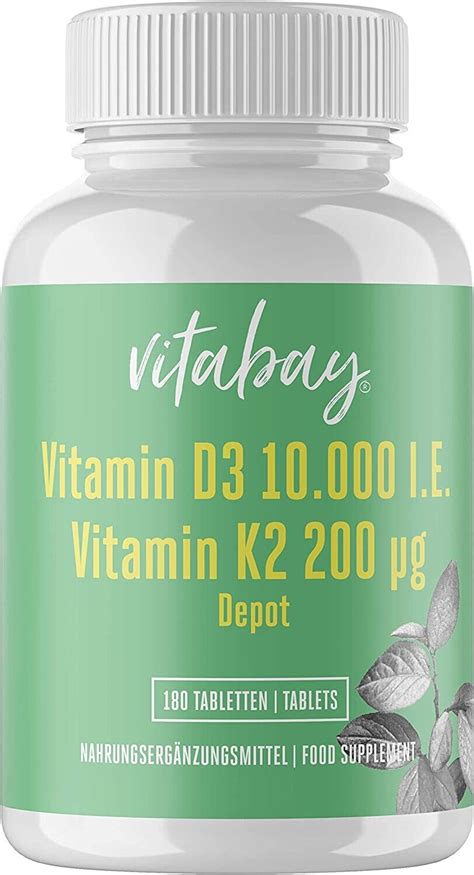 Vitabay Vitamin D I E Vitamin K G Depot Tabletten