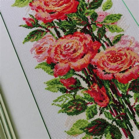 Июльские розы 2057. Вышивка нитками > Риолис > Цветы.