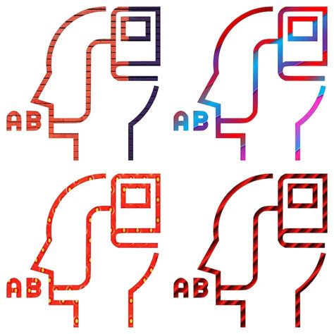 premium vector  series   colored letters