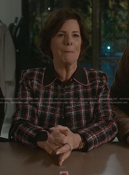 WornOnTV Margarets Plaid Tweed Coat On So Help Me Todd Marcia Gay