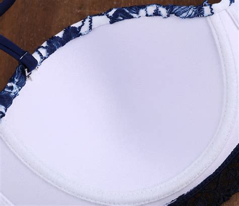 Sexy Push Up Lace Up Bikini Print Swimwear On Luulla