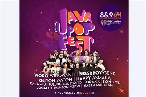 Happy Asmara Hingga Dara Ayu Meriahkan Java Pop Festival Pada 8 9