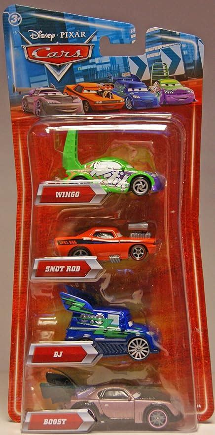 Disney Pixar Cars Movie Exclusive 155 Die Cast 4pack Dj Wingo Snot
