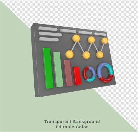 Premium Psd 3d Illustration Growing Bars And Rising Arrow Progress