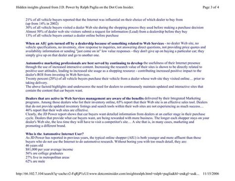 Insights Gleaned | PDF | Automotive Industry | Industries