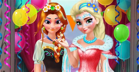 Anna And Elsa Makeover 🕹️ Play On Crazygames