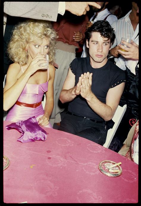 Olivia Newton John And John Travolta At The Grease Premiere Party 1978