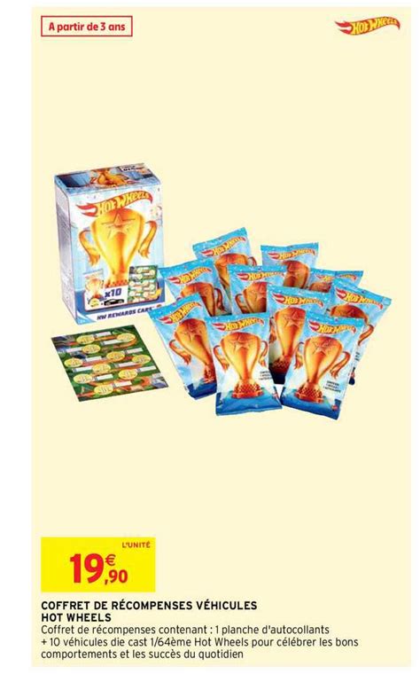 Promo Coffret De R Compenses V Hicules Hot Wheels Chez Intermarch Hyper Icatalogue Fr