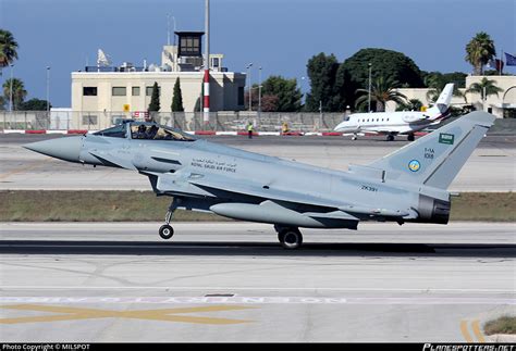 Zk391 Royal Saudi Air Force Eurofighter Ef 2000 Typhoon Fgr4 Photo By