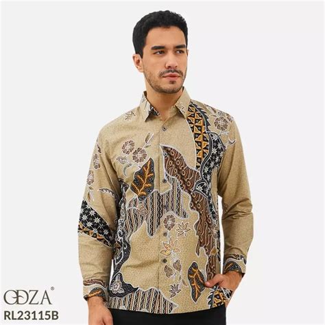 Jual Odza Classic Odza Batik Regular Fit Kemeja Pria Lengan Panjang