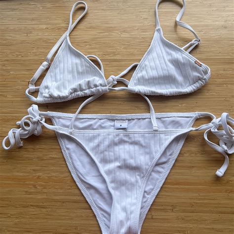 White City Beach Bikini Worn Probably Once Top Is A Depop