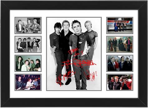 Sex Pistols Signed Poster Print Limited Edition Autograph Fan Gift Collectible Memorabilia