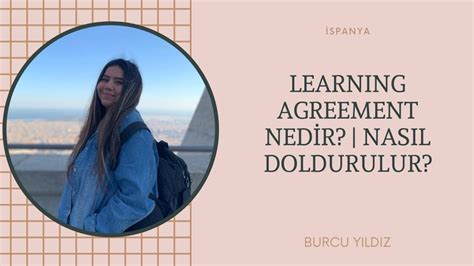 LEARNING AGREEMENT NEDİR NASIL DOLDURULUR YouTube