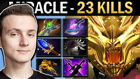 Axe Gameplay Miracle With Kills And Paladin Dota Ringmaster Youtube