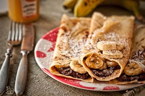 Nutella Banana Crepes Sweet Savory