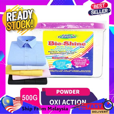 Laundry Detergent Powder Concentrated Serbuk Pencuci Pakaian Pekat Bio