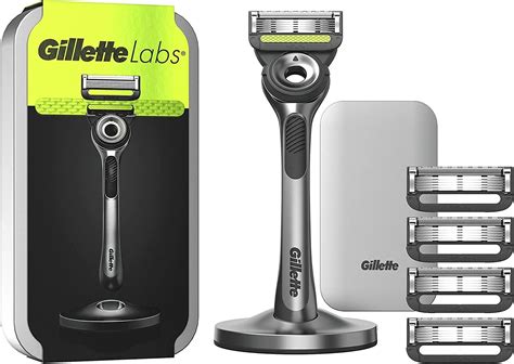 Gillette Labs With Exfoliating Bar, Gillette Men's Razor 1 Handle, 5 ...
