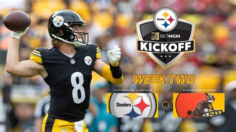 Steelers Kickoff Week 2 Vs Browns Pittsburgh Steelers YouTube