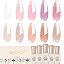 Amazon SHOYUM Pcs Jelly Gel Nail Polish Set Nude Translucent Dark Skin Colors Rose Maple