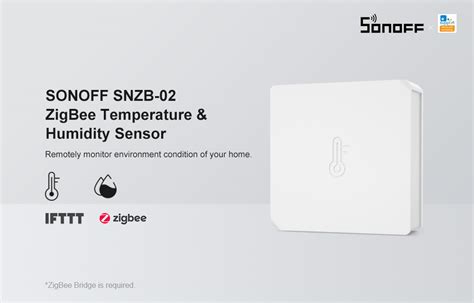 Sonoff Perú | SONOFF SNZB-02 – Zigbee Temperature and Humidity Sensor
