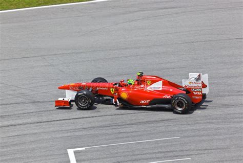 Felipe Massa (team Scuderia Ferrari) Editorial Photo - Image of curve ...