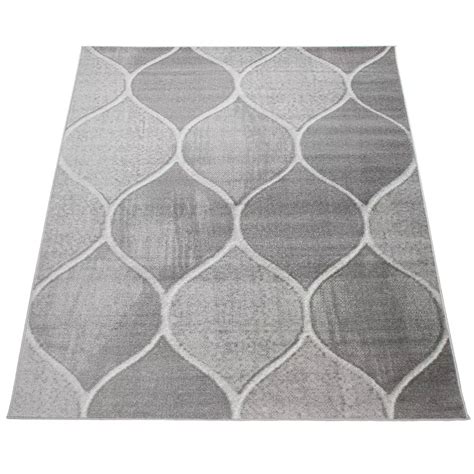 modern area rug  living room   shades  grey