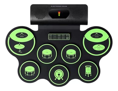 Electronic Drum Set Drum Pedals Practice Drum Pad Machine | MercadoLivre