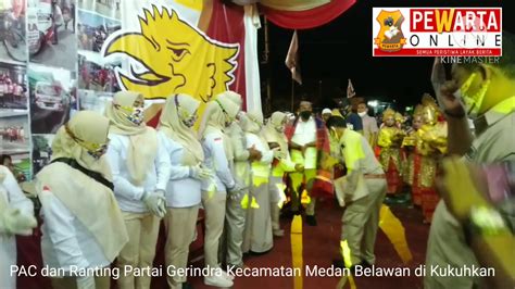 PAC Dan Ranting Partai Gerindra Kecamatan Medan Belawan Di Kukuhkan