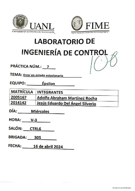 P Scilab Epsilon Ingenier A De Control Y Laboratorio Studocu