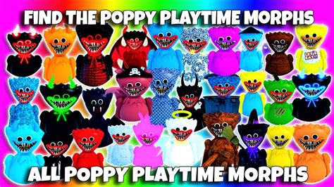 ROBLOX Find The Poppy Playtime Morphs ALL 31 Poppy Playtime Morphs