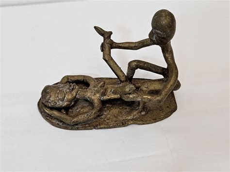 Antique Vintage Erotic Bronze Figure Art Statue Nude Woman Man Etsy