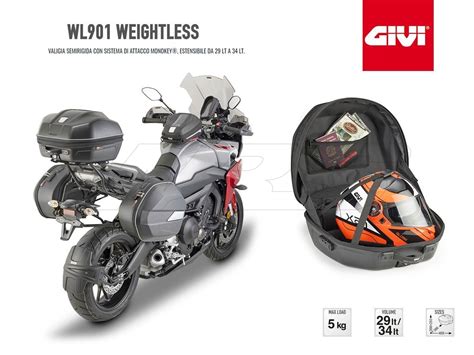 Wl Wl Givi Motorcycle Top Case Weightless Monokey Extensible Lt